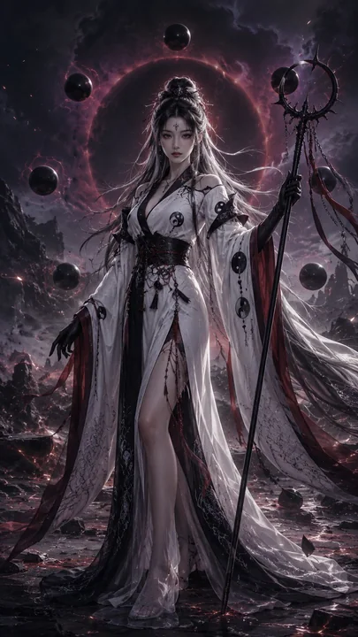 18-year-old Chinese beauty, Naruto Six Paths Madara, sexy Hanfu
