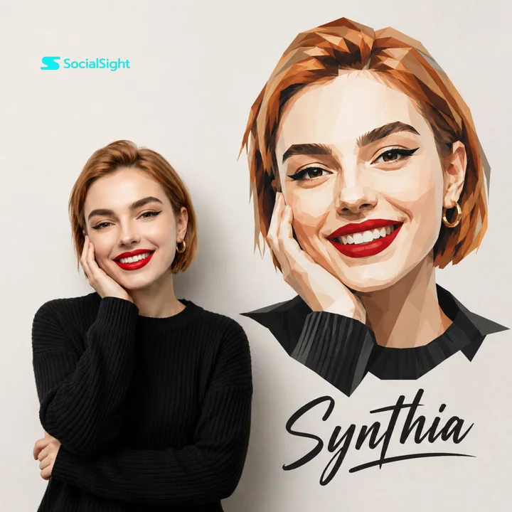 ミニマルなスカンジナビア風ファッションスタジオの写実的なポートレート