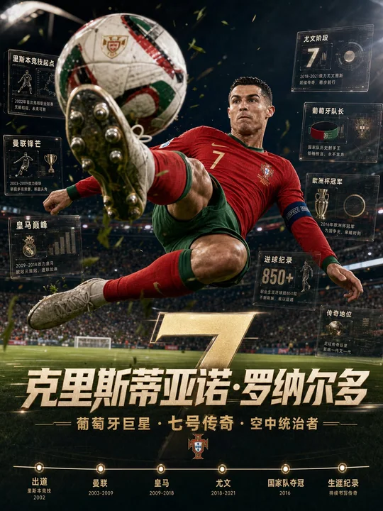 Affiche de dossier hyperréaliste hors cadre d'une superstar du football