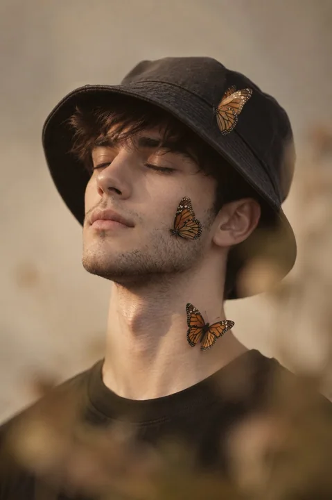 梦幻唯美的电影感时尚人像