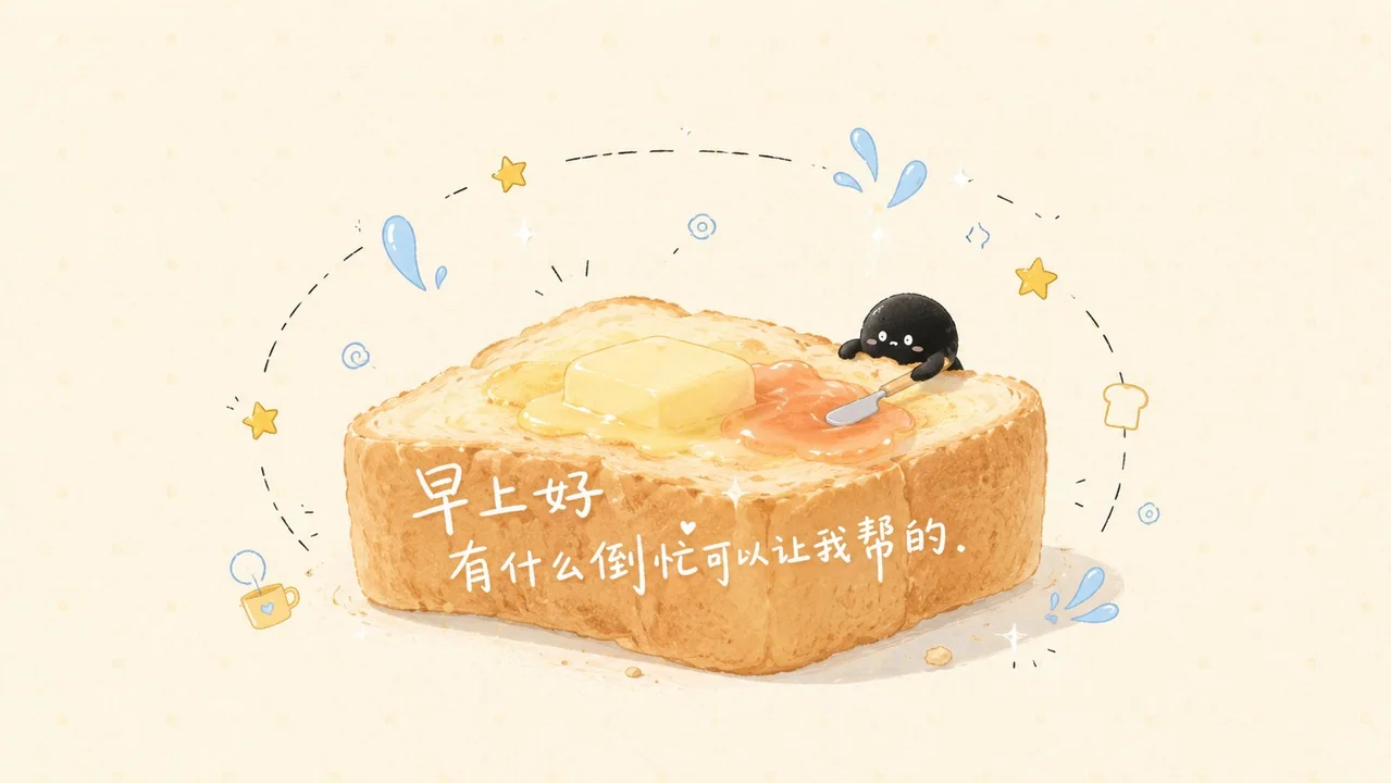 日系手账风治愈视觉卡片