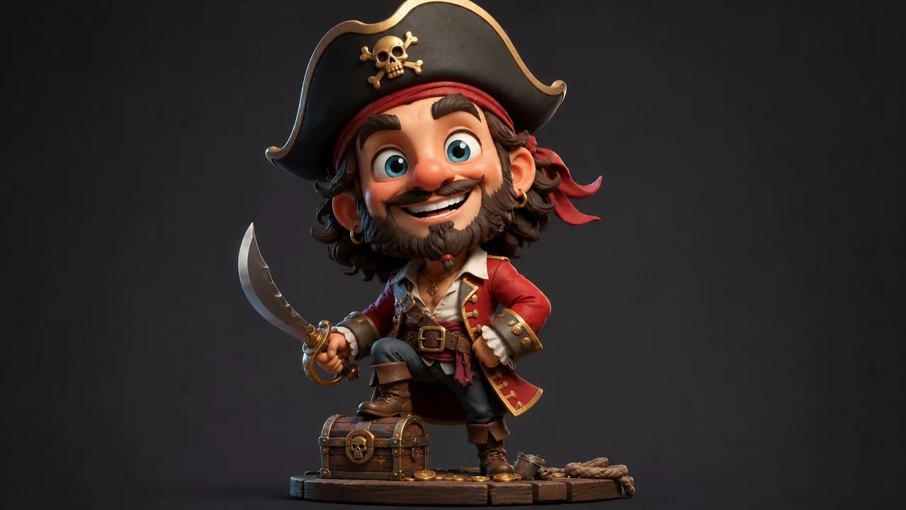 3D stylized exaggerated character cartoon