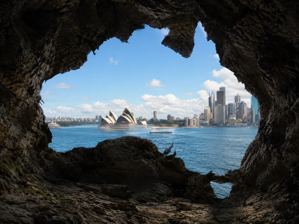 Промпт для реалистичной фотографии: контур карты страны, пещера, достопримечательность
