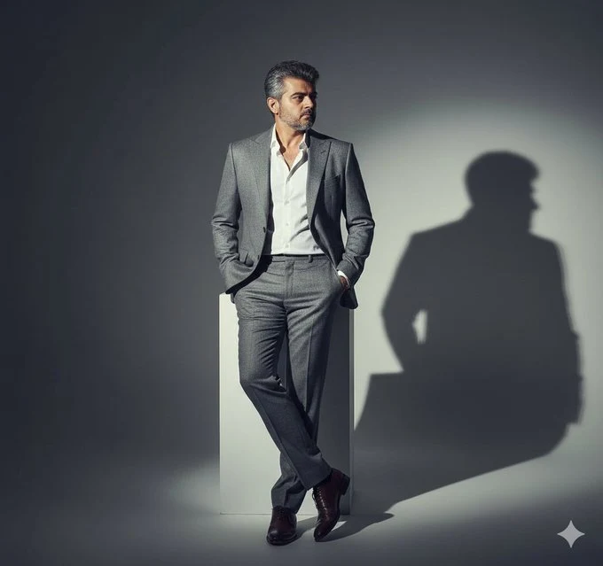 极简灰白时尚照