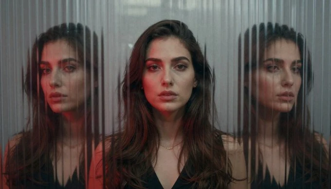 折射霓虹网红面