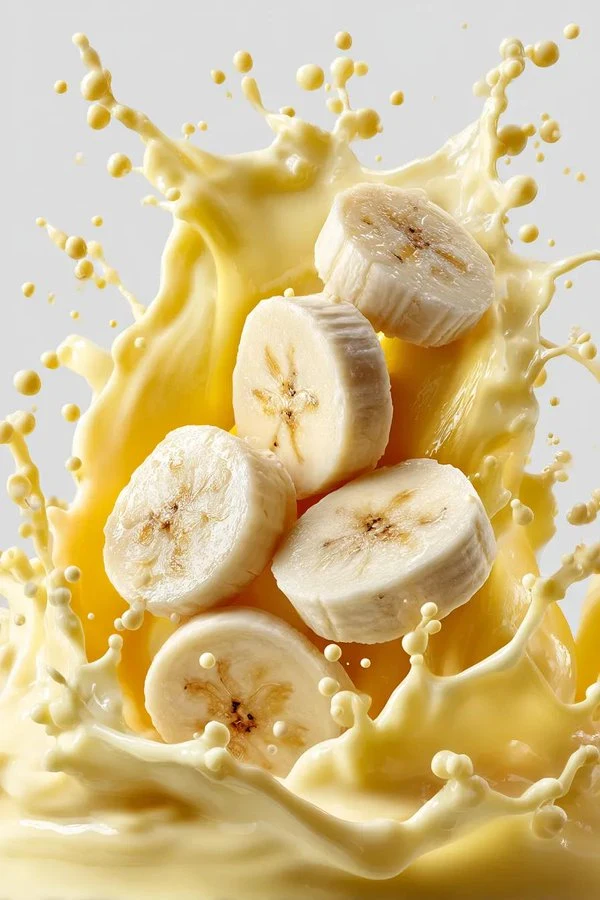 水果牛奶飞溅的商业大片