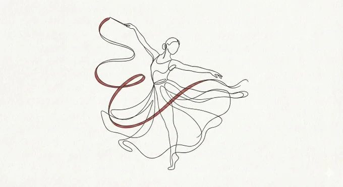 极简黑线勾勒艺术