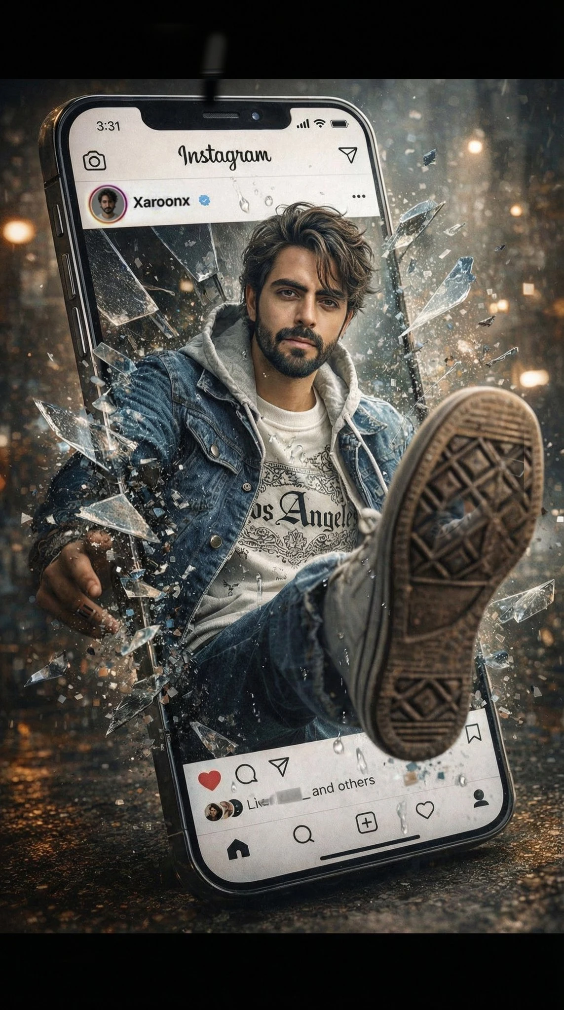 破屏而出超现实大片