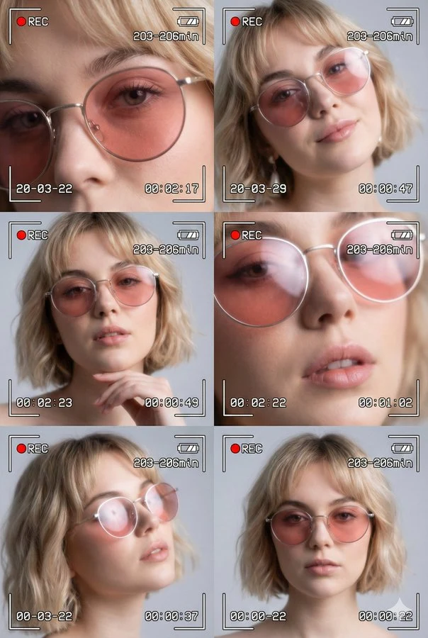 梦幻Z世代录像拼贴肖像