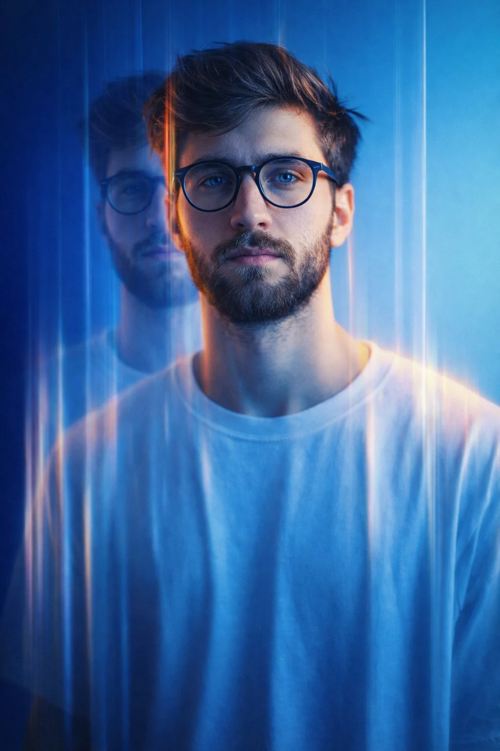 蓝幻未来时尚半身像