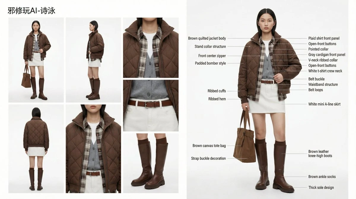 极简北欧时装技术图解