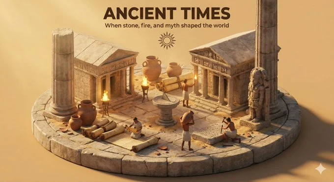 复古等距时代立体模型