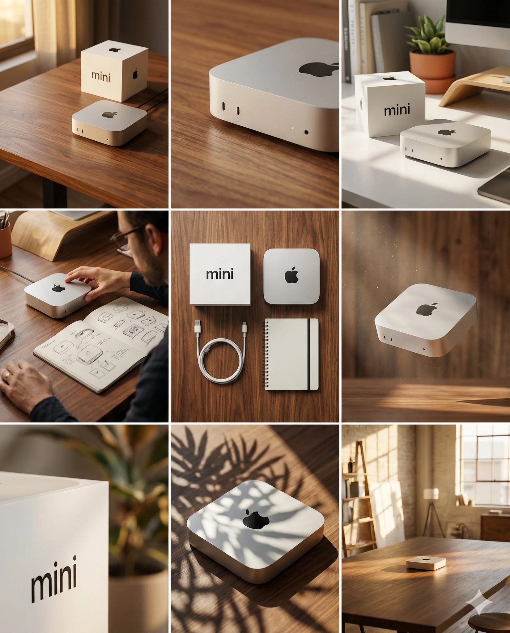 Mac mini 3×3品牌设计视觉故事板-简洁版