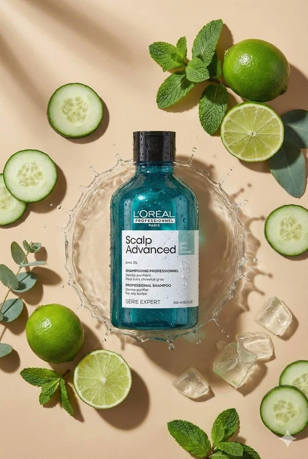 米色俯拍高端产品照