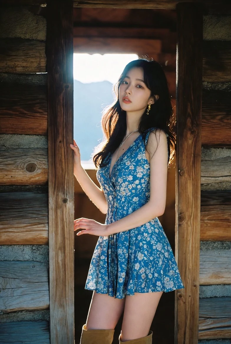 胶片质感时尚大片