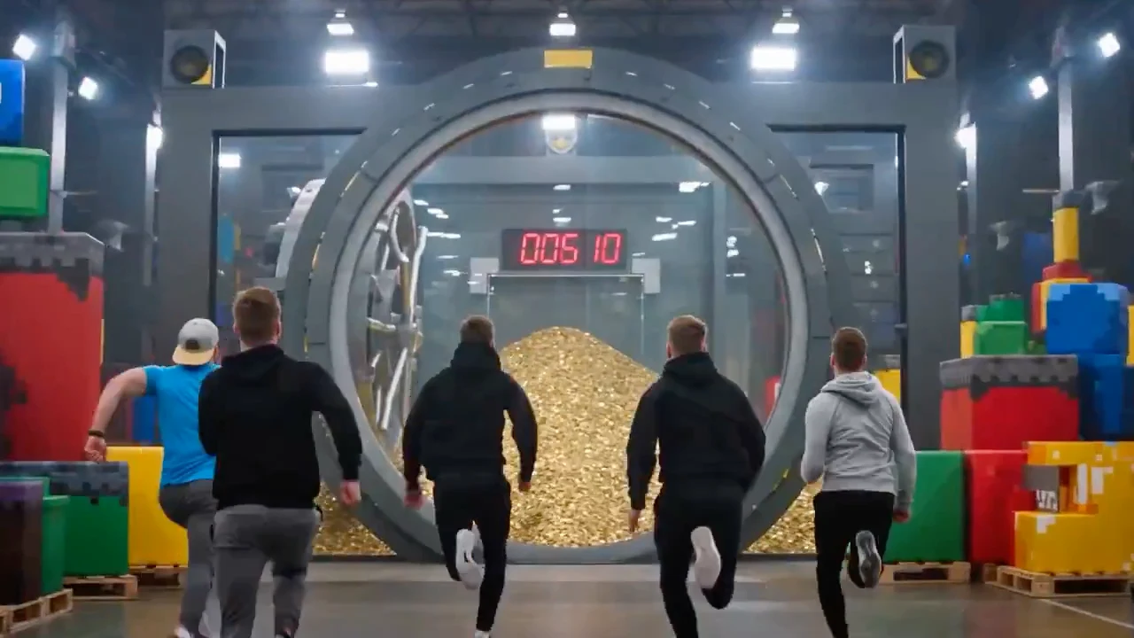 Défi de un million de pièces d'or dans le style de MrBeast