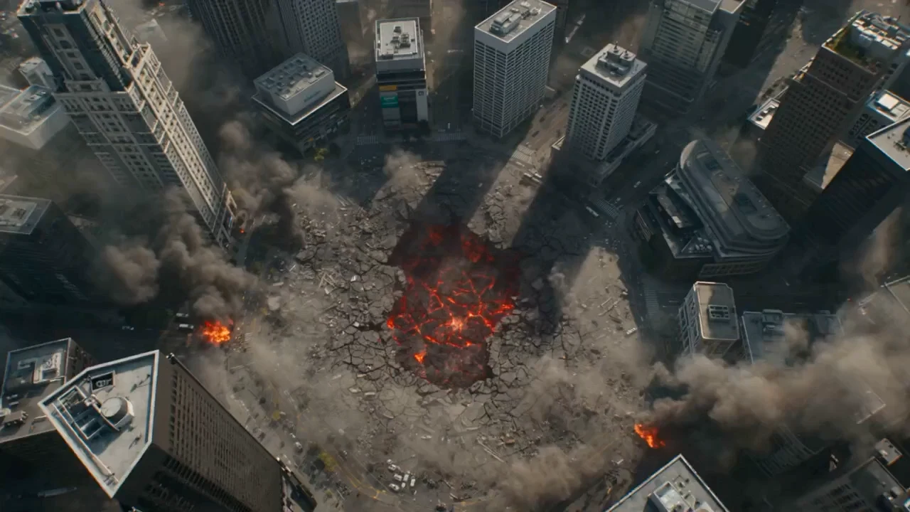 Среди огня и пламени демон-титан с шокирующим дебютом