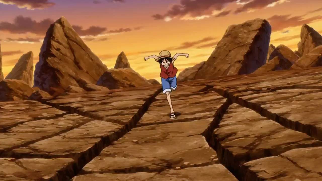 鸣人路飞巅峰对决日落战场