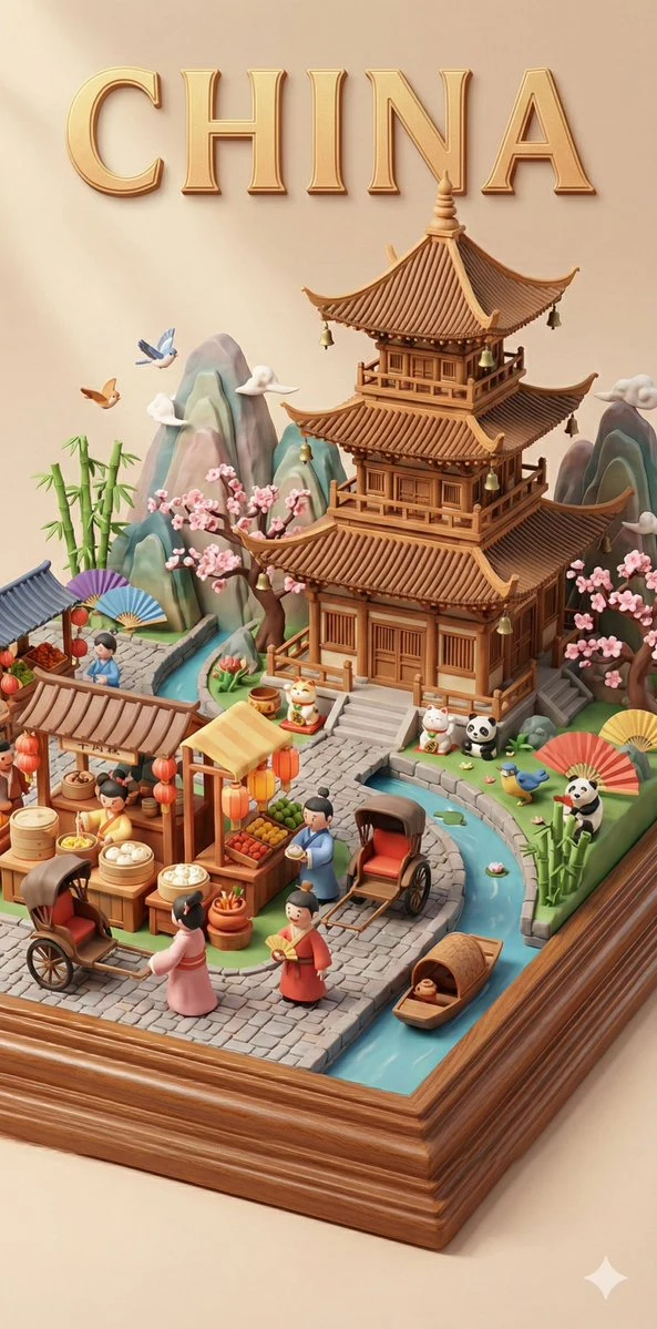 نموذج مصغر ثلاثي الأبعاد رقيق متعدد الطبقات للنحت الثقافي الحضري