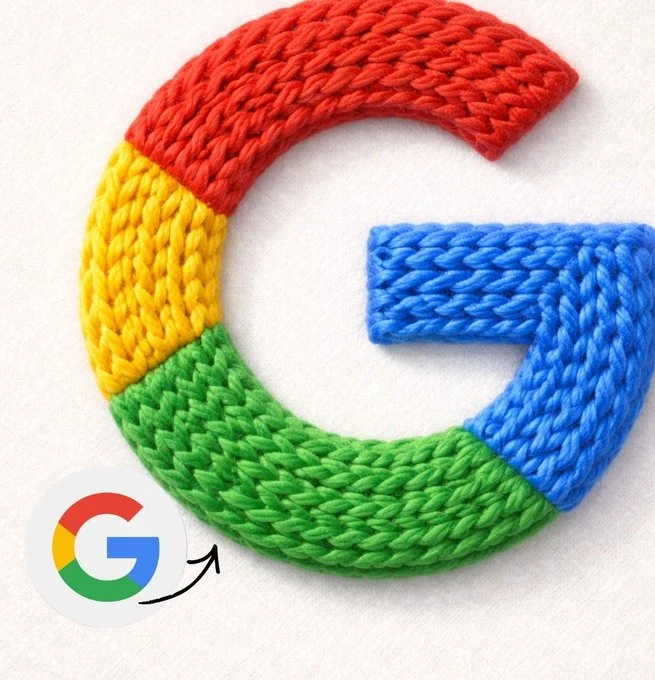 超写实手工编织纱线Logo艺术