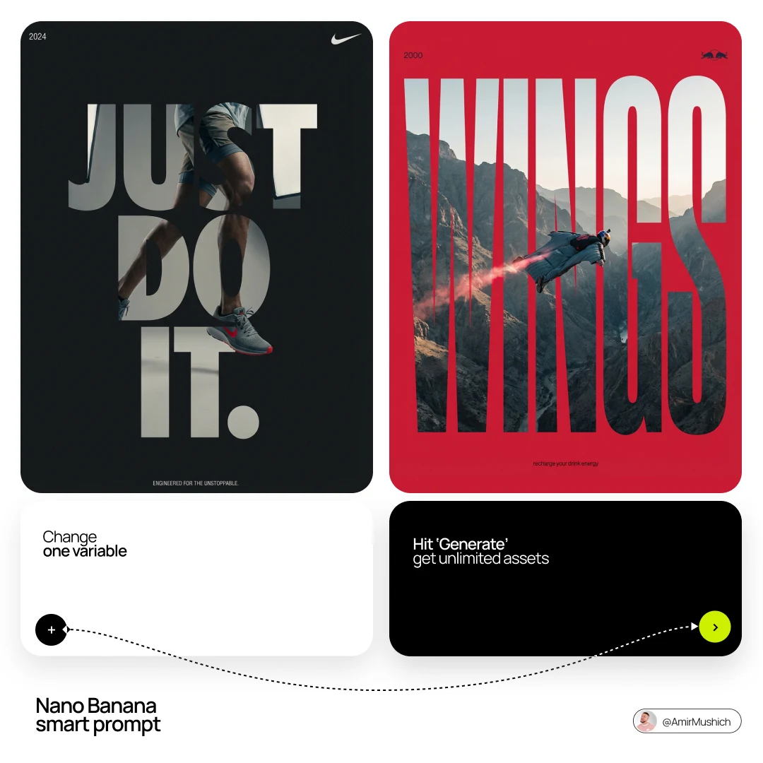 创意字体蒙版高端社论设计