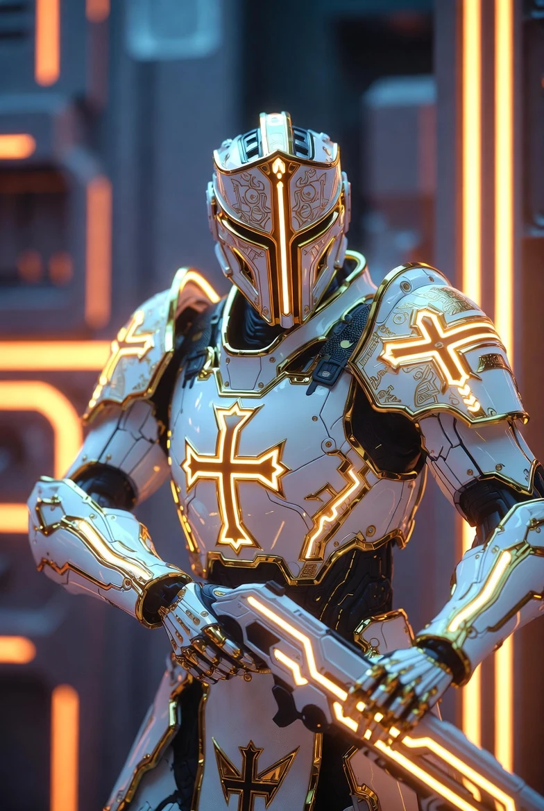 サイバー伝説 再創造:純白金の鎧の未来のテンプル騎士