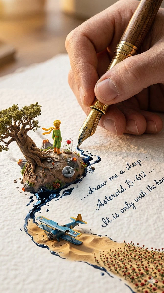 Гигантским пером пишется эпический мир фэнтези.