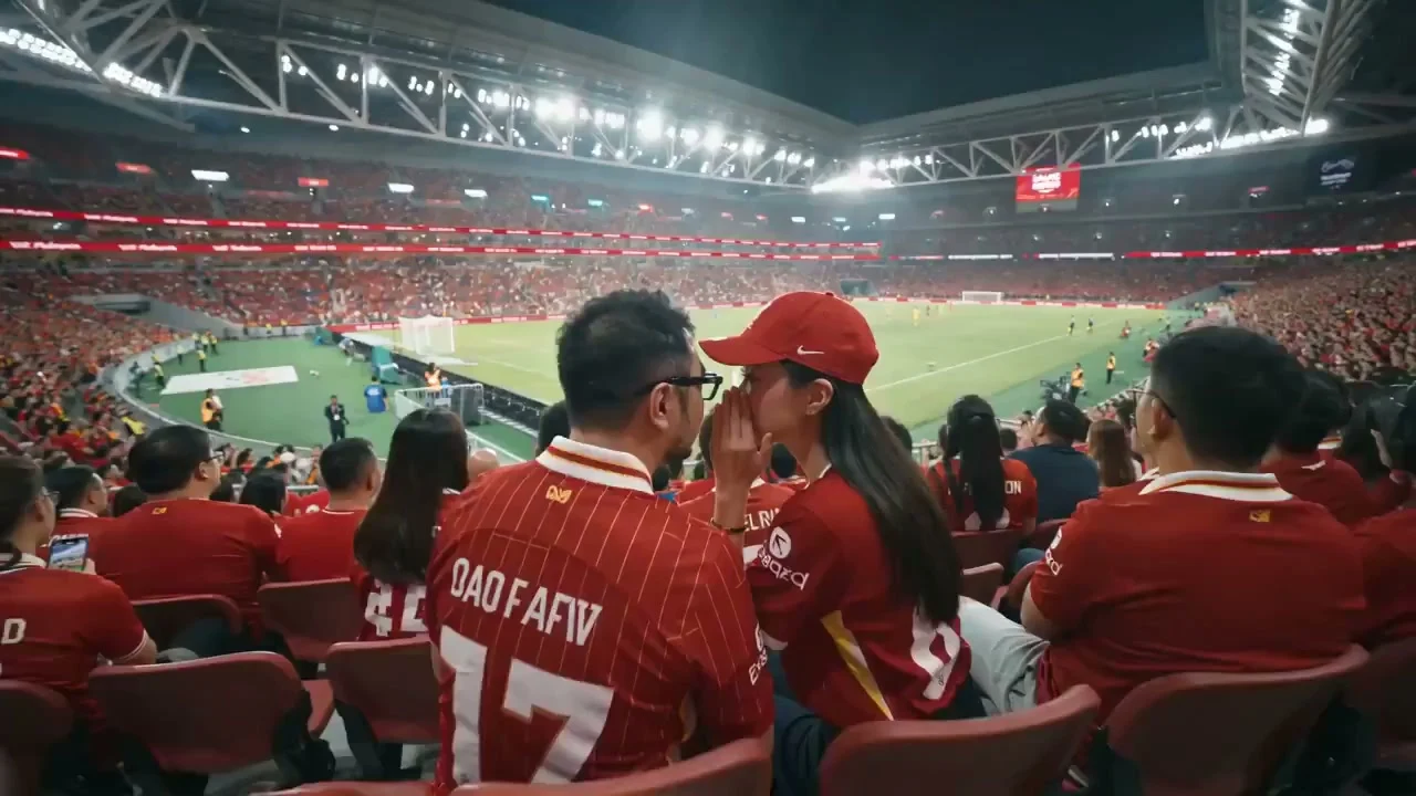 香港大球场看台上的甜蜜密谋