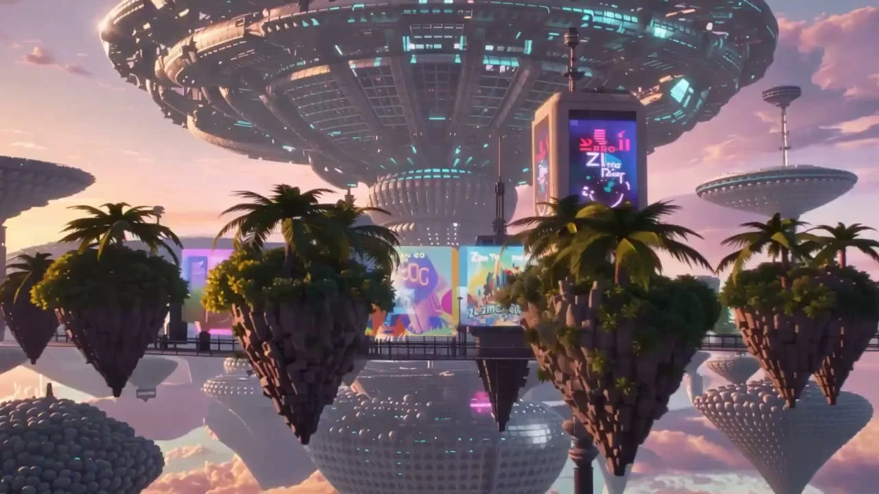 Vue spectaculaire de nuages de Déesse en rose et bleu sous un coucher de soleil artificiel