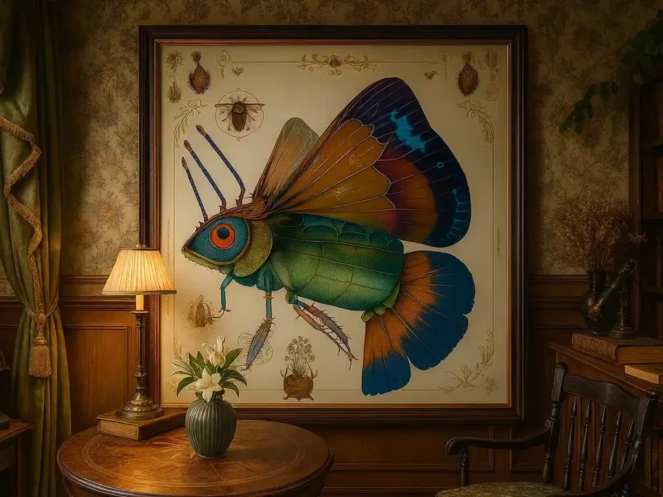 Peinture murale de rêve : la merveilleuse transformation de la princesse papillon