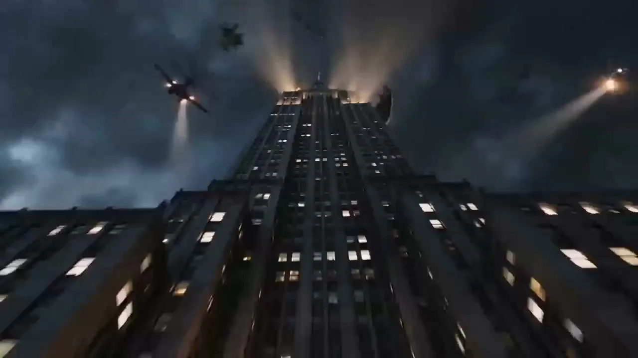 帝国大厦雨夜巨猿激战