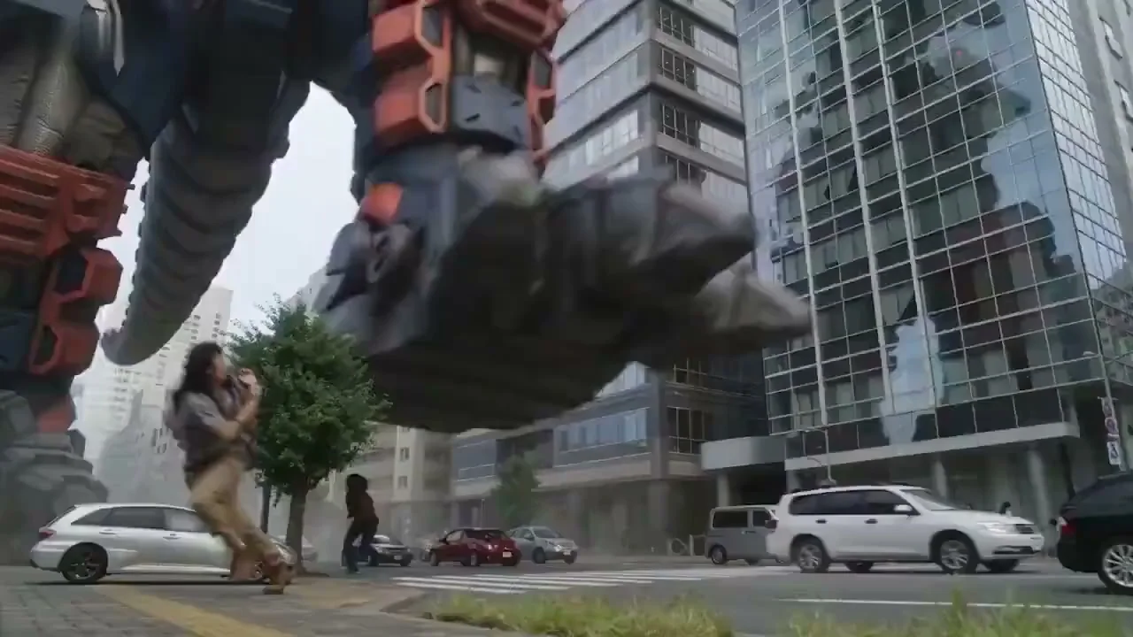 Steel Giant Invades the Modern City