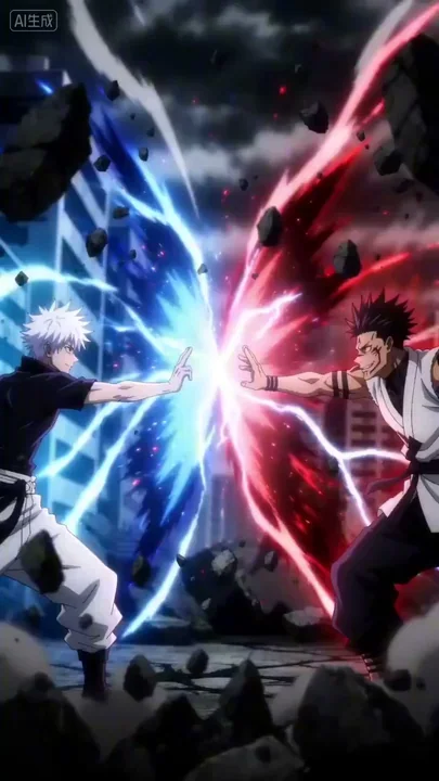 Red and Blue Powerhouses Clash in a Destiny-Fated, Explosive Battle