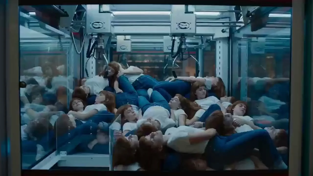 Surreal Playground Under a Cold Fluorescent Light