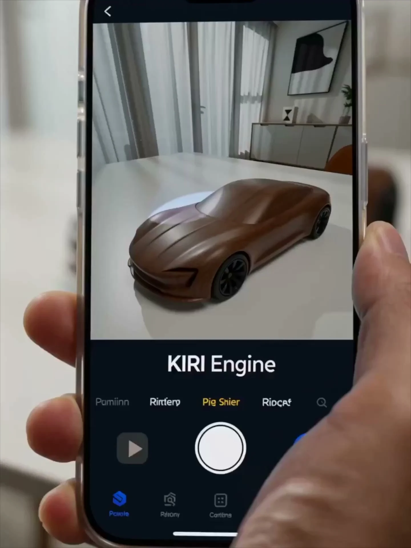 「KIRI エンジン」の未来的な技術をテーマにしたプロモーションビデオ
