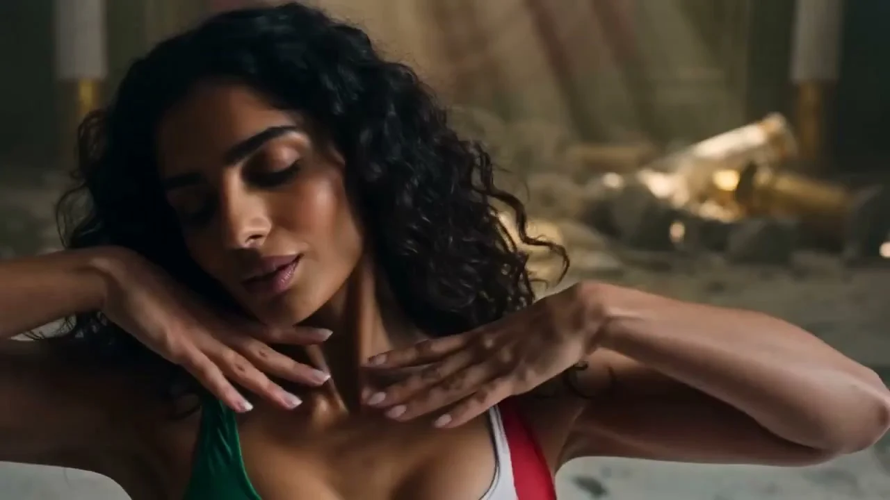 Moment de soutien à la jeune femme persane qui va être libérée