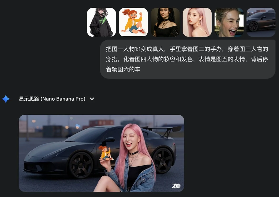 Fusion extrême de multiples références d'images pour créer des portraits hyper-réalistes