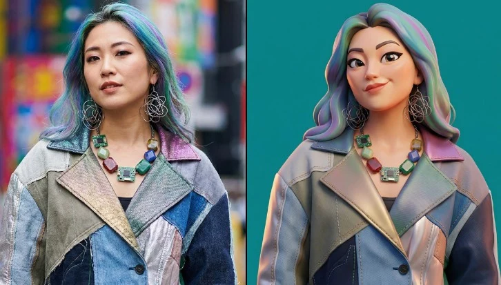 趣味を重視した3Dスタイルの人物コミカスタイプのヘッドホイールのカスタマイズ