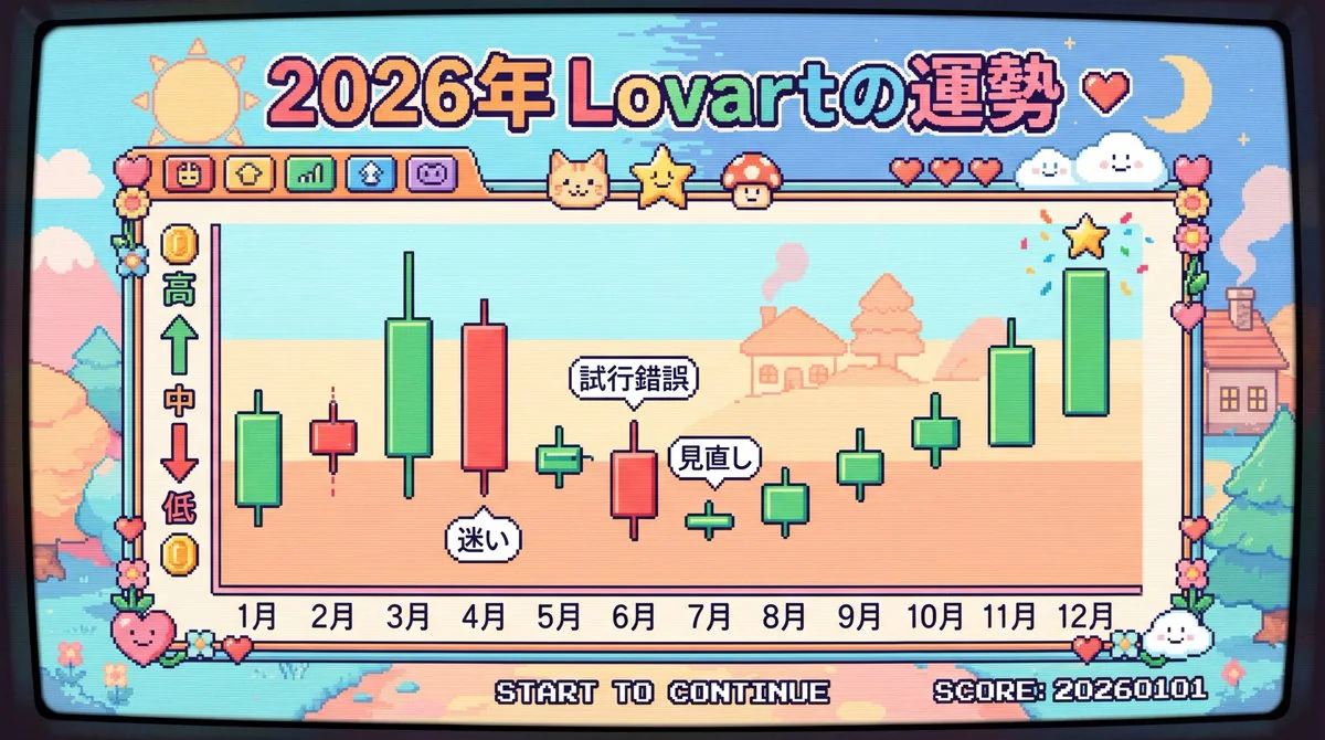 2026年Lovart运势超任像素风可爱图表