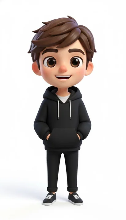 ピクサー映画の質感を持った、クラシックなアメリカンな一般人のイメージ