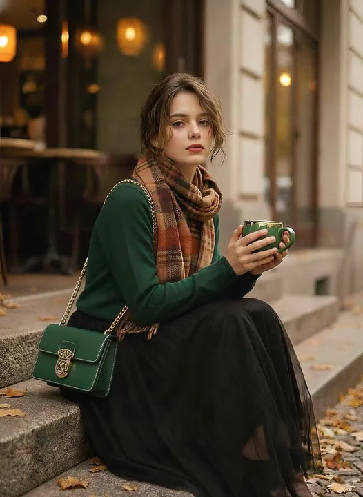 秋の街ファッション、70年代フィルムの質感を復刻