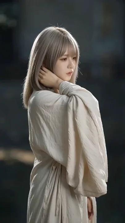 Dix secondes de transformation d'apparence d'inspiration ancienne chinoise, déchirante et extrêmement fragile.