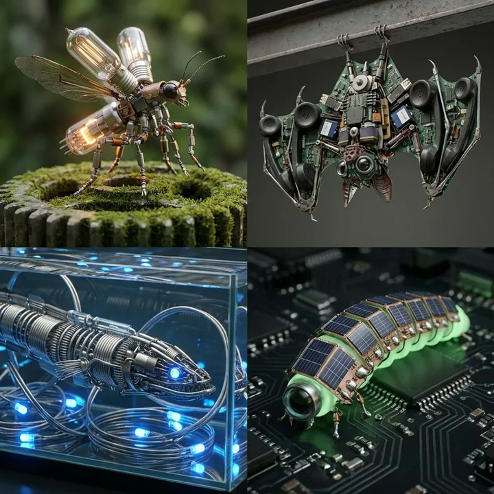 مجلة كتب عن وحش ميكانيكي بيوميّ يعيد بناء مكوناته الإلكترونية