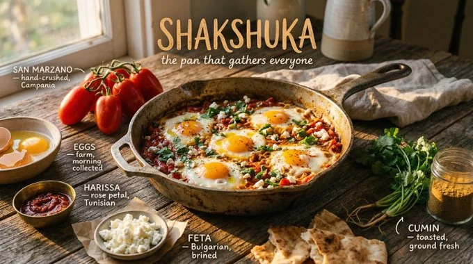 Сверхреалистические сельские блюда под золотистым светом