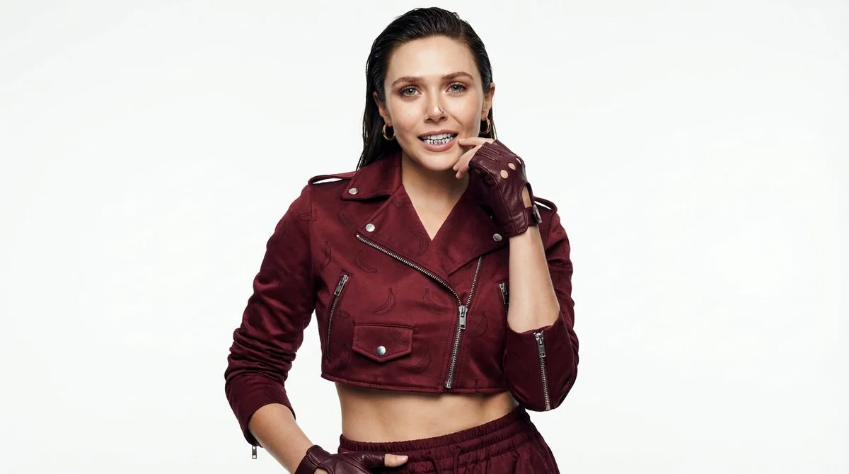 Red-Dressed Urban Queen Shines in Fashion Shoot with Diamond Tooth Jewelry