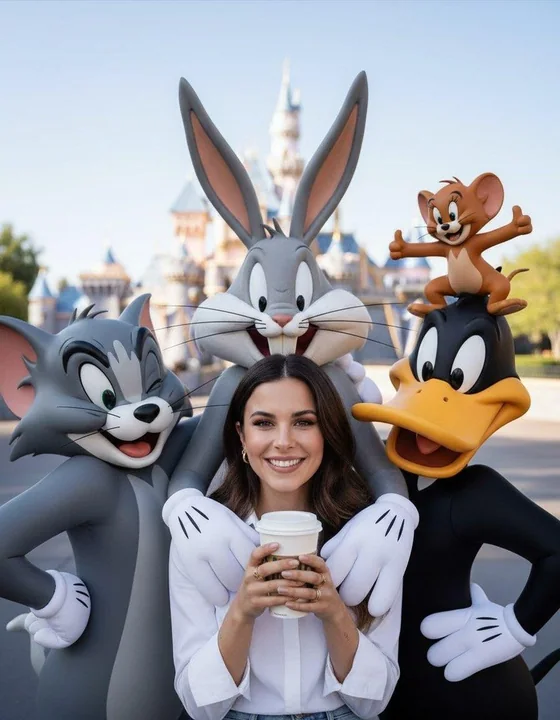 Warm moments and cute dolls in a dreamy amusement park