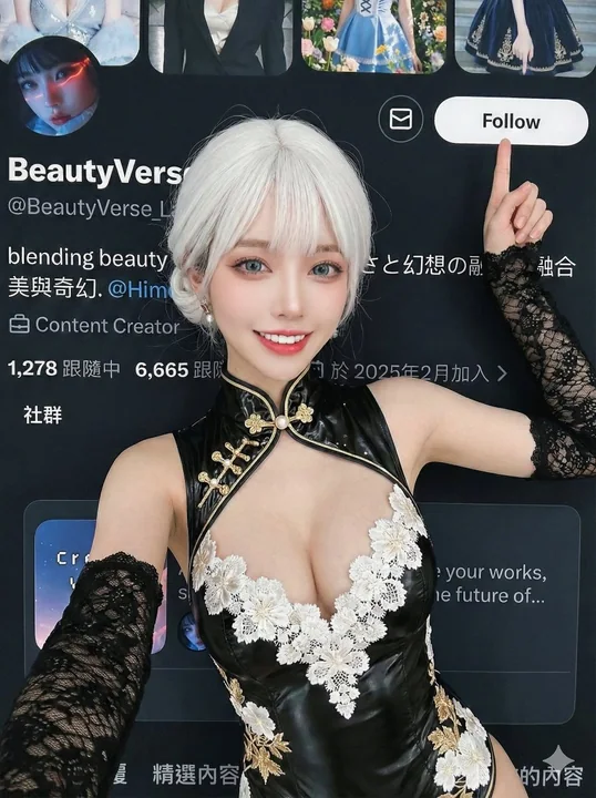 躺姿指引关注的高角度甜美自拍