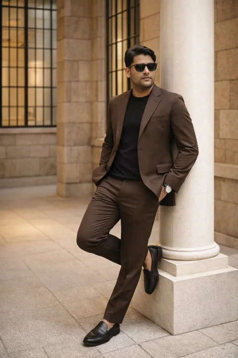 都市夜色下的奢华时尚男装大片